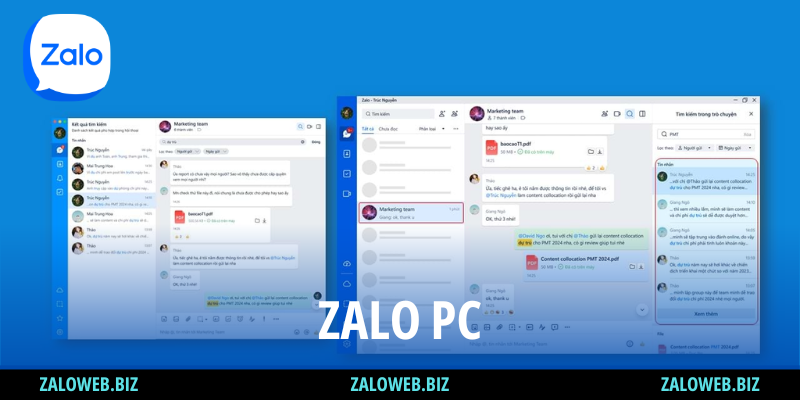 Tính năng nổi bật của Zalo PC Online